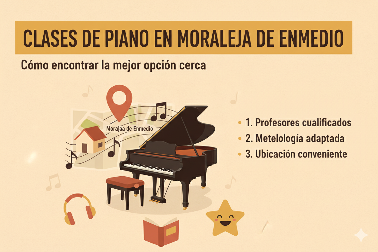 Clases de piano en Moraleja de ENmedio